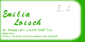 emilia loisch business card